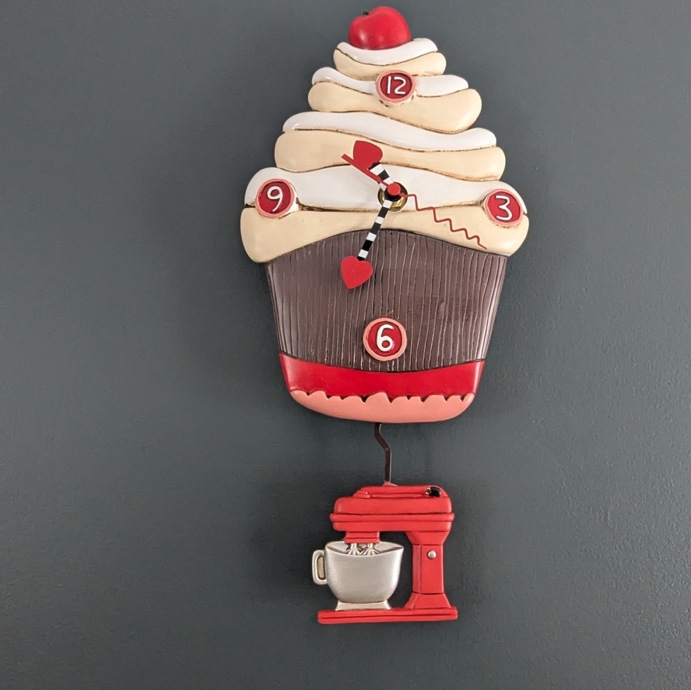 Cupcake Wall Clock By Allen Designs